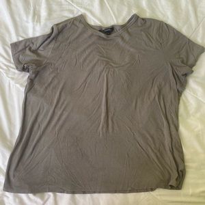 Green/grey T-shirt Plus Size
